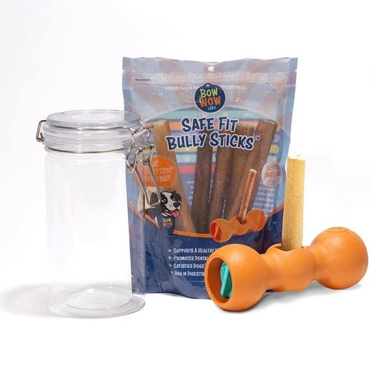 bow-wow-labs-new-bow-wow-buddy-starter-kit-anti-choking-bully-stick-safety-device-for-dogs-xs-1