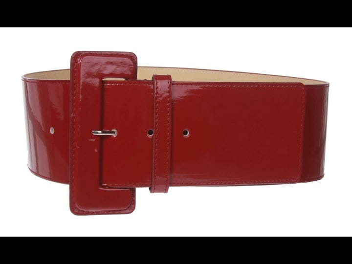 beltiscool-ladies-high-waist-wide-patent-fashion-plain-leather-belt-womens-size-small-medium-32-red-1