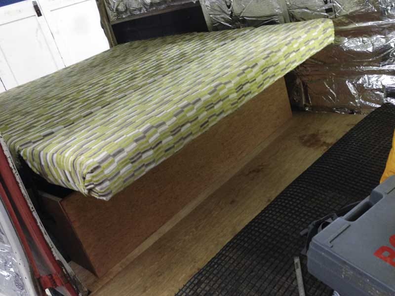 trial fitting the R’n’R Bed… looks good enough to sleep on!