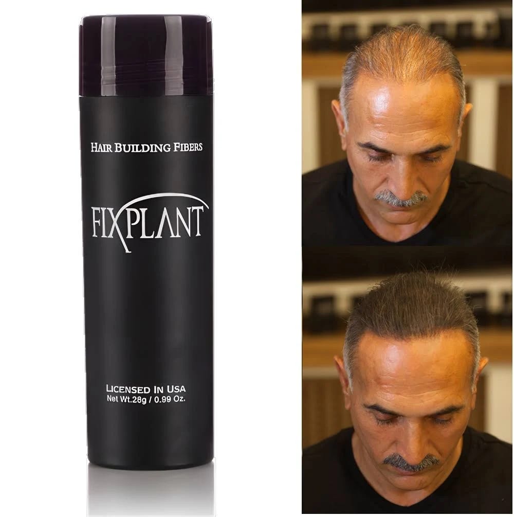 Natural Hair Thickener: Fixplant Hair Building Fibers | Image