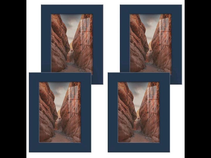 wexford-home-modern-3-5-in-x-5-in-dark-blue-picture-frame-set-of-5