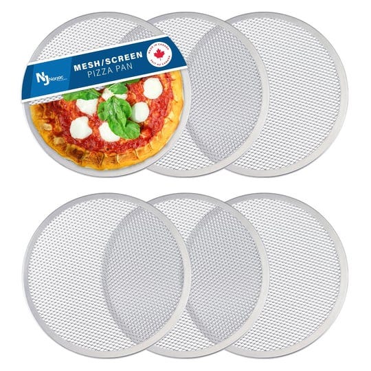 norjac-bulk-pizza-screen-11-inch-6-pack-seamless-rim-restaurant-grade-100-aluminum-pizza-pan-oven-sa-1