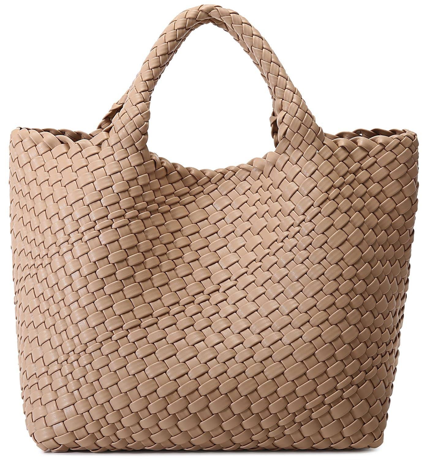 Vegan Leather Woven Handbag: Multipurpose and Versatile Daily Companion | Image