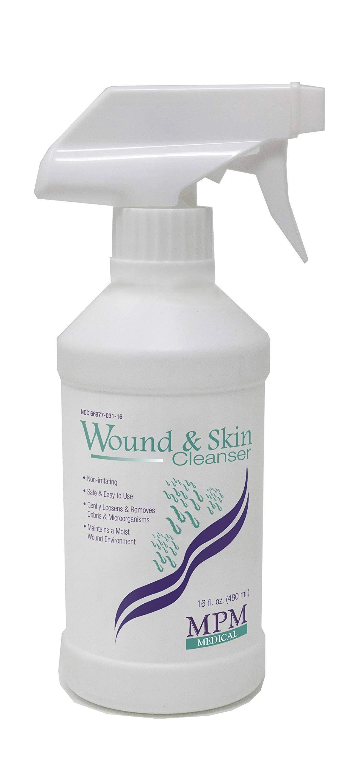 MPM Medical Wound Cleanser: Gentle Debris Removal Spray | Image