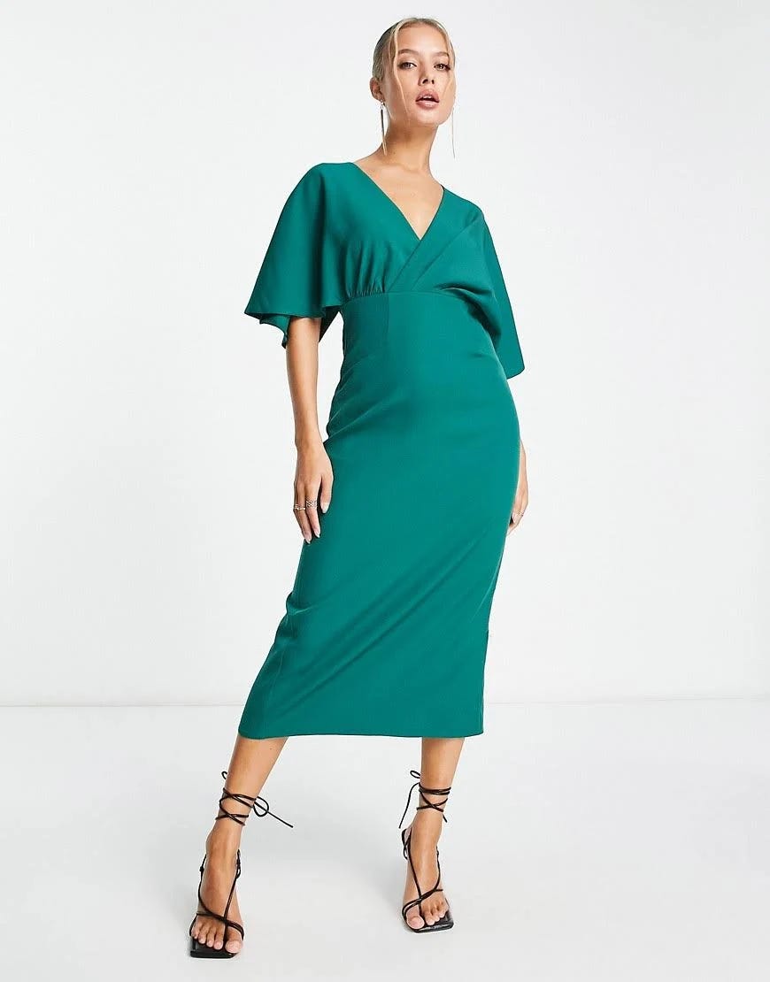 ASOS Design Dark Green Midi Blouson | Image