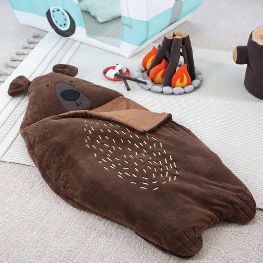 mindware-oh-so-fun-bear-sleeping-bag-kids-sleeping-bags-for-ages-3-kids-unisex-size-one-size-1
