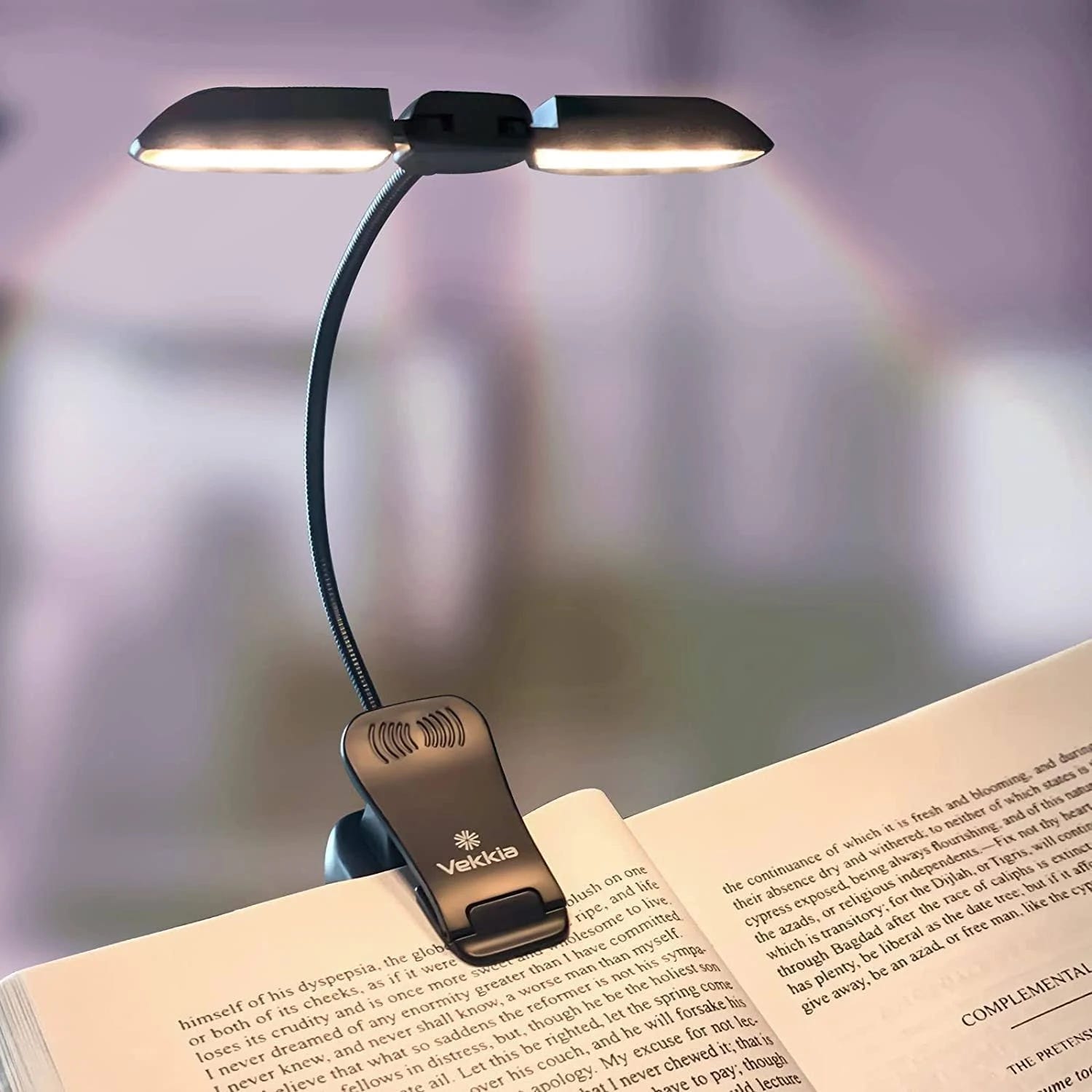 Vekkia 14 LED Rechargeable Desk Lamp for Reading at Night | Image