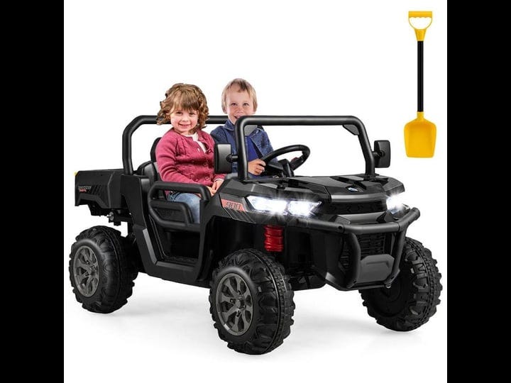 24v-kid-ride-on-car-2-seater-electric-off-road-dump-truck-battery-powered-ride-on-utv-with-remote-co-1