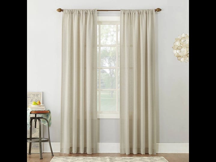 no-918-amalfi-54-x-63-linen-blend-textured-sheer-rod-pocket-curtain-panel-ivory-1