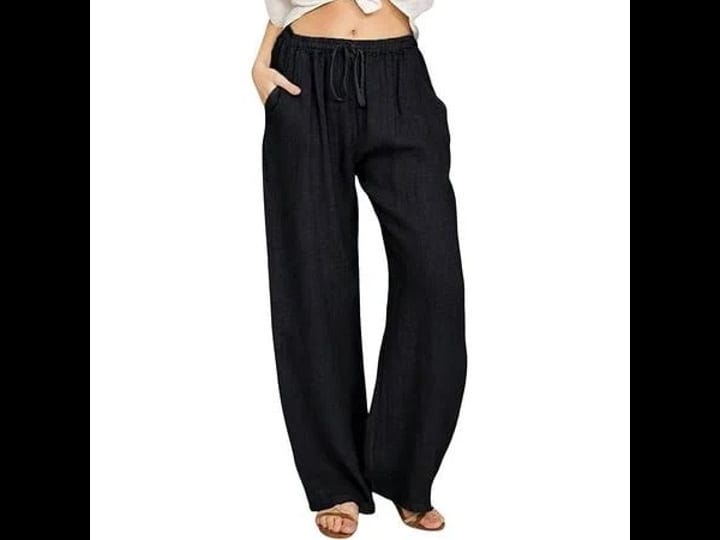 somer-pants-for-women-flowy-casual-drawstring-waist-wide-leg-loose-cotton-linen-palazzo-pants-with-p-1