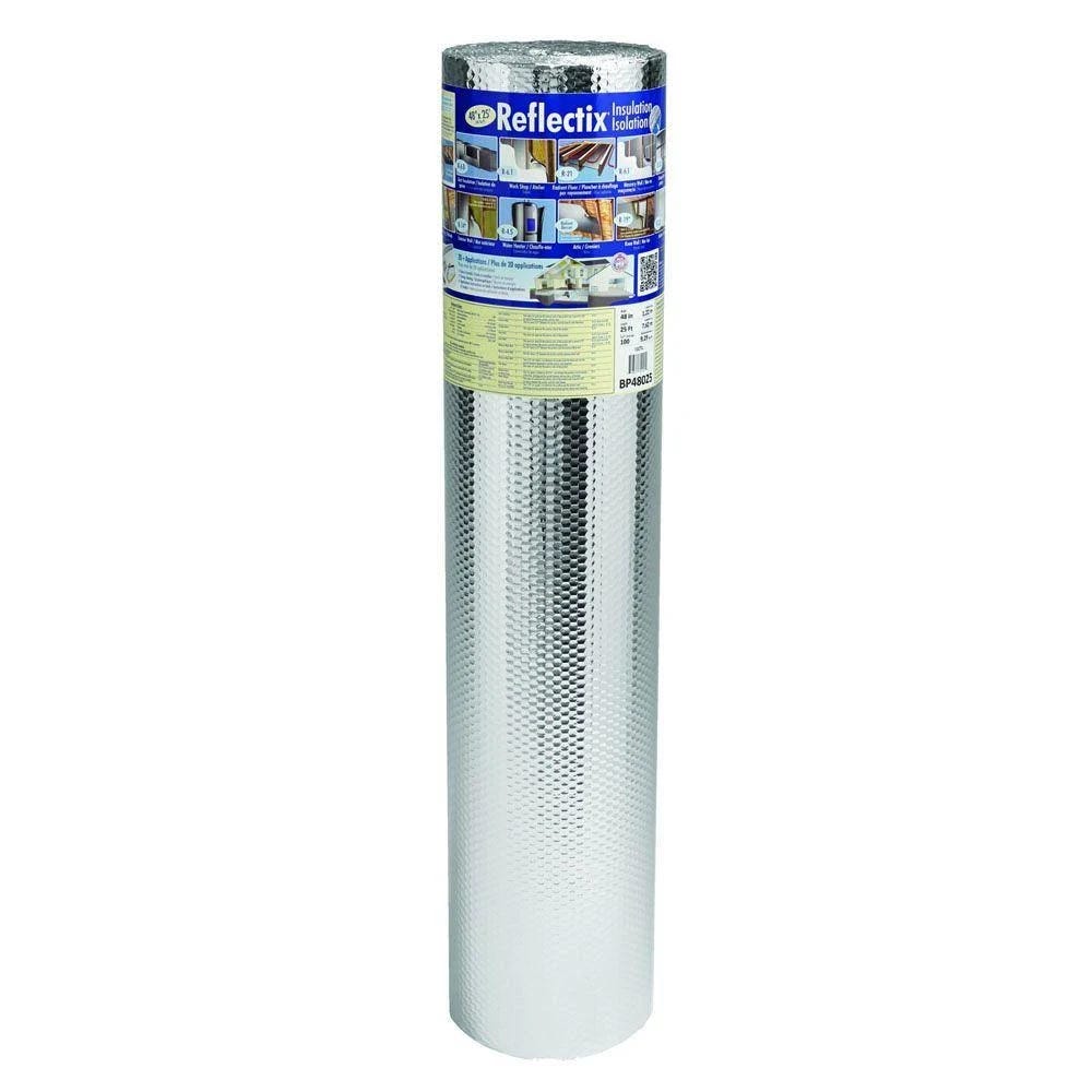 Reflectix 4' x 25' Roll of Foil Insulation for Efficient Heating and Cooling Solutions | Image