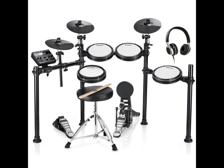 electric-drum-set-donner-electronic-drum-kit-adult-with-5-drums-4-cymbals-225-soundsaudio-line-drum--1