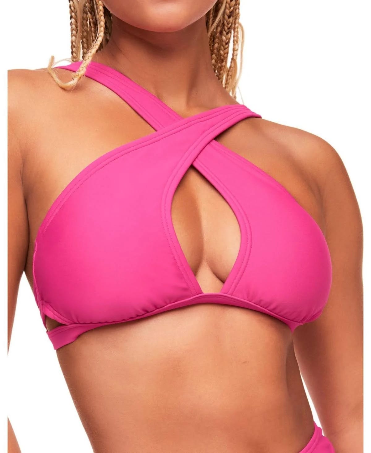 Sustainable Pink Demi Women's Swimwear - Plus and Regular Sizes | Image