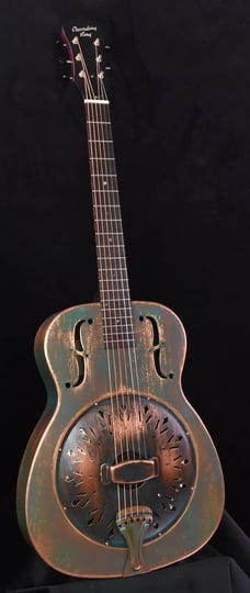 recording-king-rm-997-vg-swamp-dog-metal-body-resonator-guitar-distressed-vintage-green-1