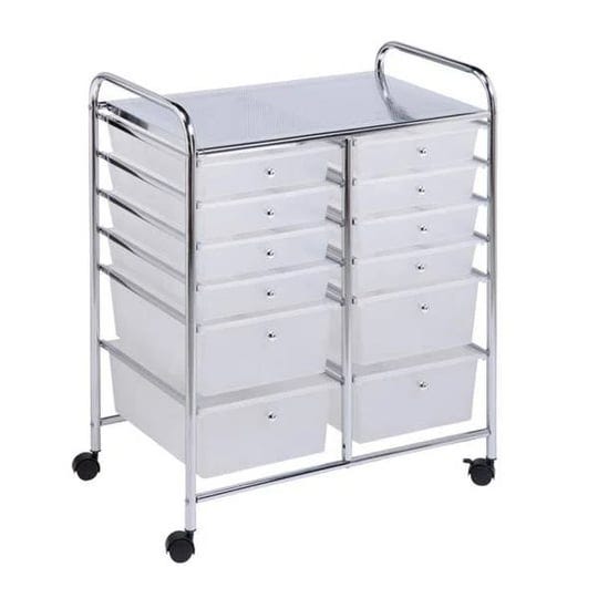 honey-can-do-12-drawer-clear-rolling-storage-cart-1