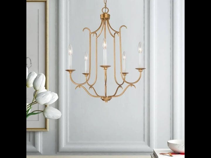 mid-century-modern-gold-french-country-candle-unique-chandelier-vintage-dining-room-pendant-lighting-1