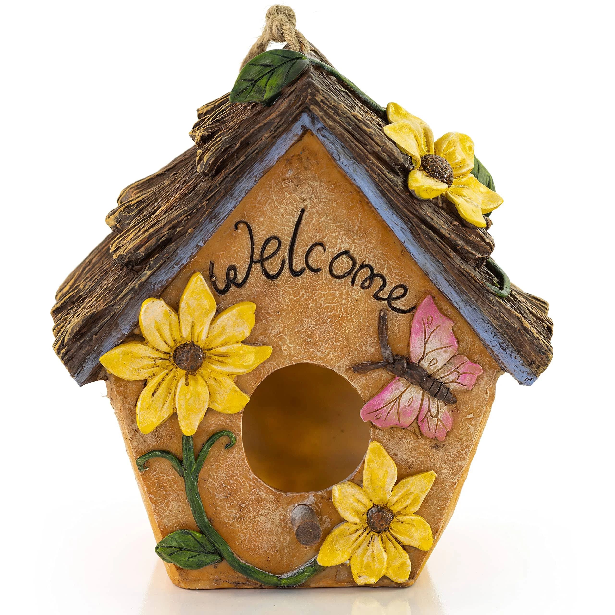 Attractive Decorative Birdhouse Garden Welcome Home Decoration | Image