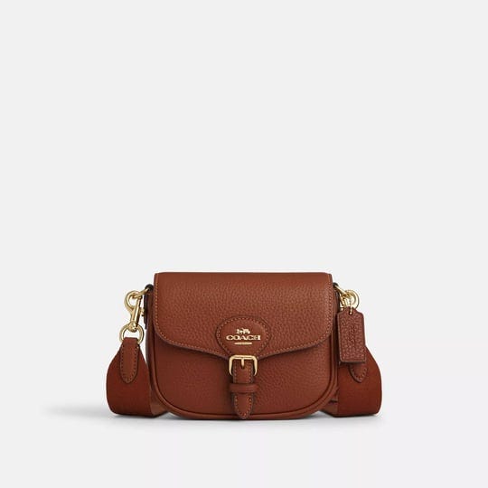 coach-outlet-amelia-small-saddle-bag-gold-redwood-one-size-1