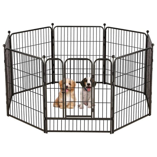 avocahom-metal-dog-playpen-8-panel-dog-pen-32inch-height-exercise-pen-w-door-for-small-medium-dogs-o-1