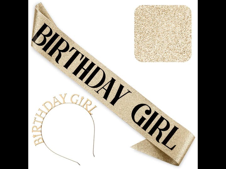 corrure-birthday-girl-sash-and-headband-tiara-gold-glitter-with-black-foil-happy-birthday-sash-and-t-1