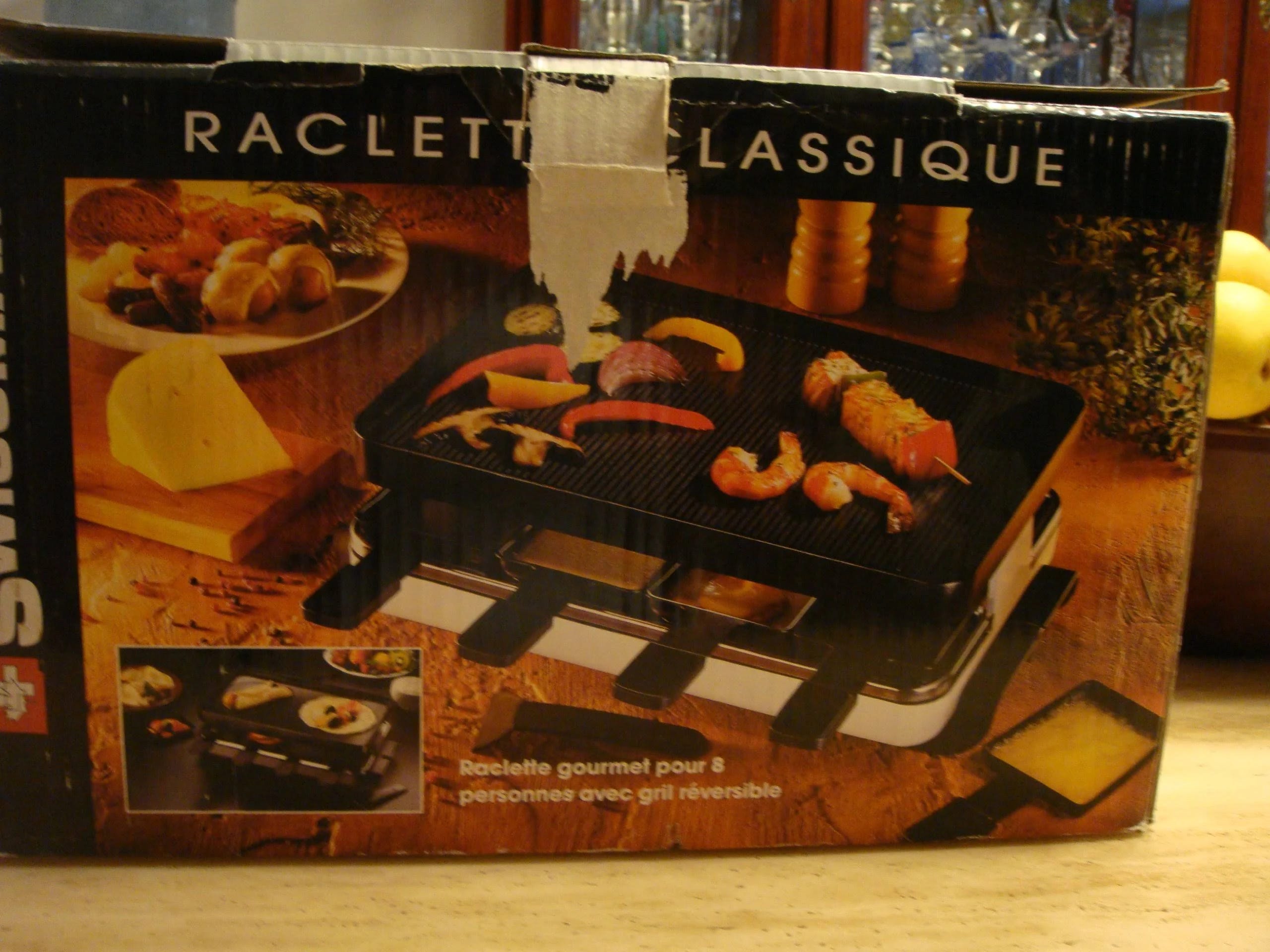 Raclette Grill 8-Person Gourmet Swissmar Kitchen Appliance (FS) | Image