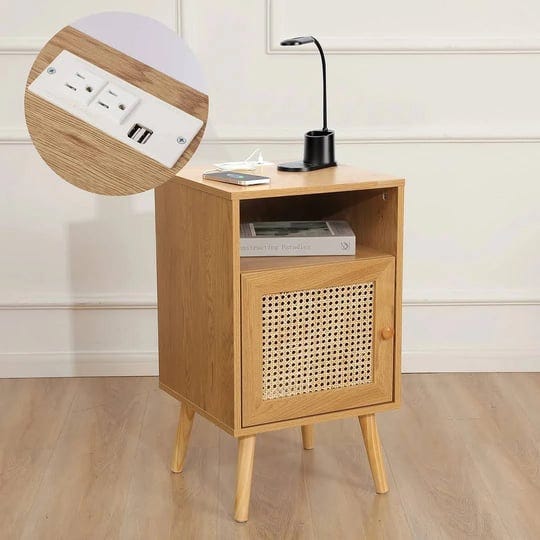 tolead-rattan-nightstand-with-charging-station-boho-side-table-with-handmade-rattan-decorated-door-b-1