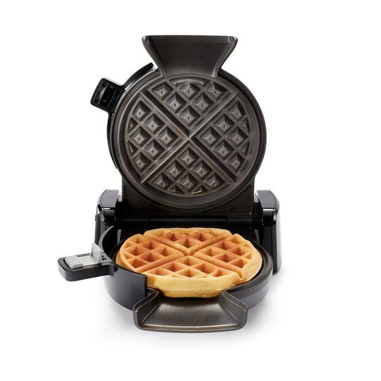 oster-diamondforce-nonstick-vertical-waffle-maker-dark-metallic-1