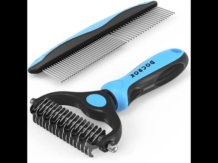 docrok-pet-grooming-brush-and-metal-comb-combo-cat-brush-dog-brush-for-shedding-undercoat-rake-for-d-1