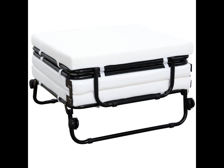 homcom-portable-folding-bed-single-guest-bed-convertible-sleeper-ottoman-with-wheels-mattress-for-be-1