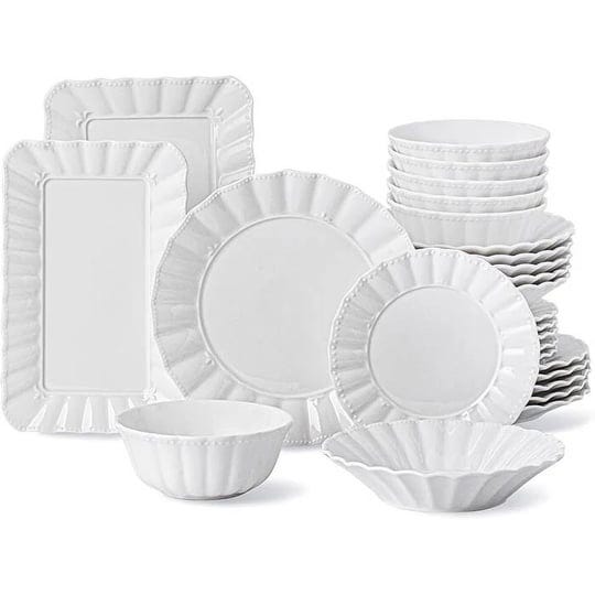 plates-and-bowls-sets-26-piece-rectangula-dinnerware-sets-white-1