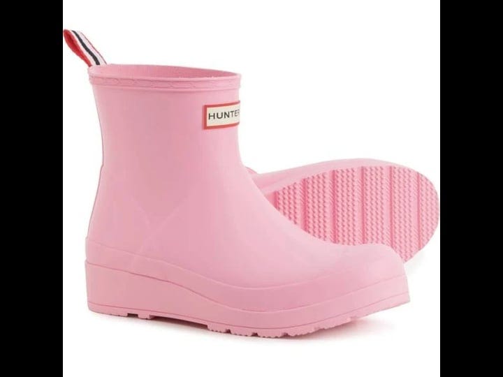 hunter-womens-play-short-waterproof-rain-boots-pink-1