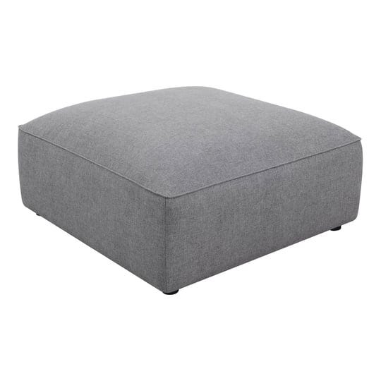 coaster-jennifer-square-upholstered-ottoman-grey-1