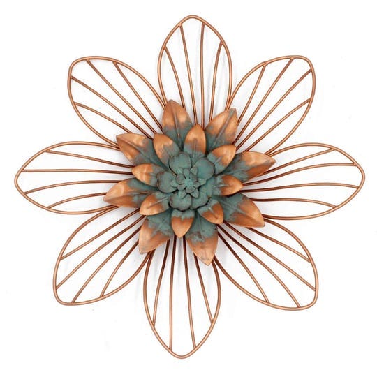 funerom-metal-floral-wall-decoration-flower-wall-decorcopper-11-75x1-2x11-75-inches-1