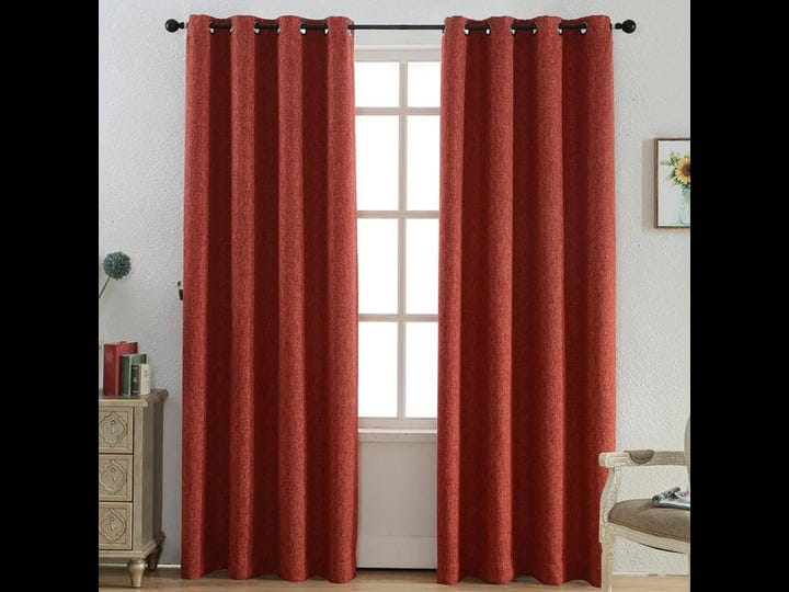 kotile-burnt-orange-curtains-for-bedroom-faux-linen-texture-room-darkening-curtains-84-inch-length-g-1