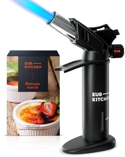 eurkitchen-premium-culinary-butane-torch-with-gauge-safety-lock-adjustable-flame-guard-refillable-co-1