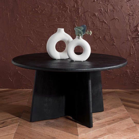 safavieh-madilynn-round-wood-coffee-table-black-1