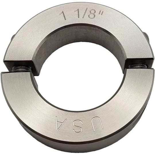 coastal-shaft-collars-1-125-bore-diameter-clamping-two-piece-shaft-collar-303-stainless-steel-1-pack-1