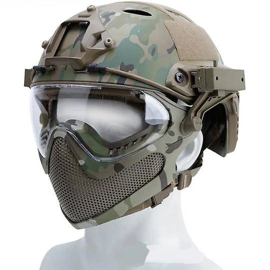 combination-of-full-face-tactical-mask-with-goggles-and-tactical-airsoft-paintball-helmet-for-airsof-1