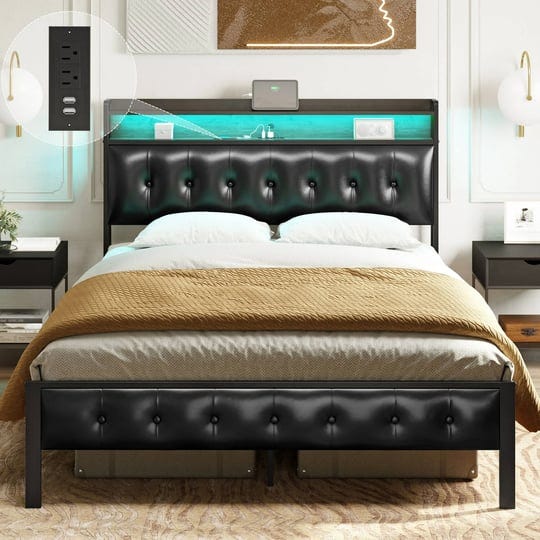 gunaito-king-bed-frame-with-storage-headboard-upholstered-platform-bed-with-led-lights-usb-ports-out-1