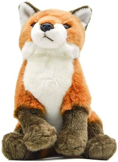 tammyflyfly-lifelike-stuffed-animal-red-fox-plush-toy-9-inch-soft-and-comfortable-bedtime-story-fox--1