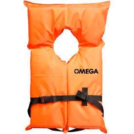 Infant/Child Orange Life Vest with USCG Certifications | Image