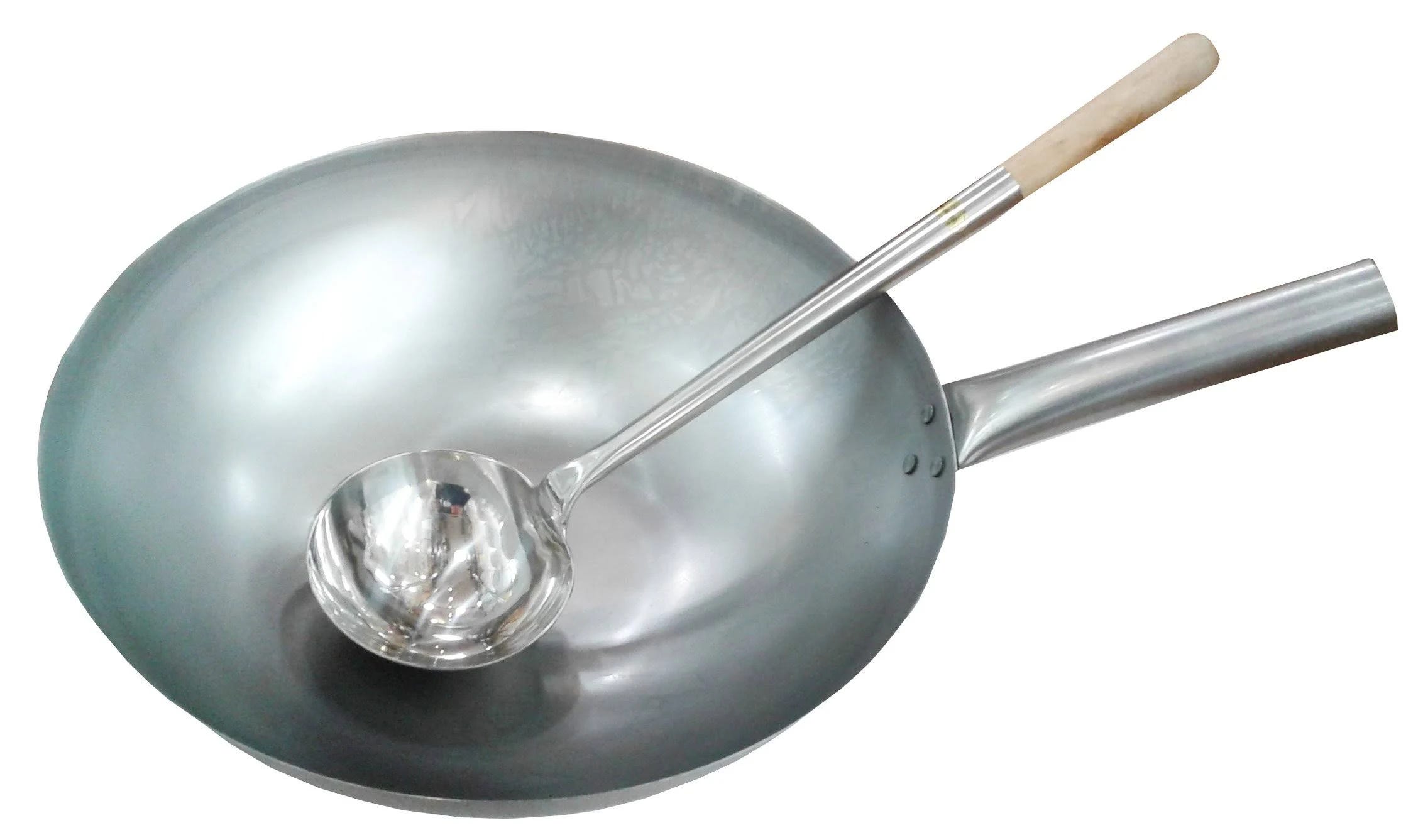 Sunrise Hong Kong Style Wok with Ladle for Perfect Stir-Frying | Image