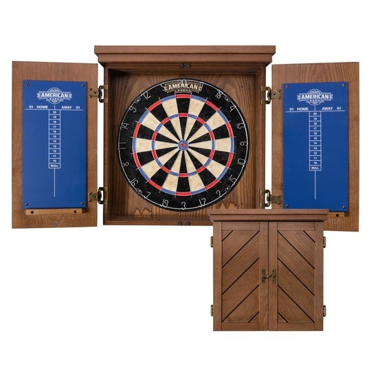 american-legend-charleston-bristle-dartboard-cabinet-set-includes-18-dartboard-and-6-steel-tip-darts-1
