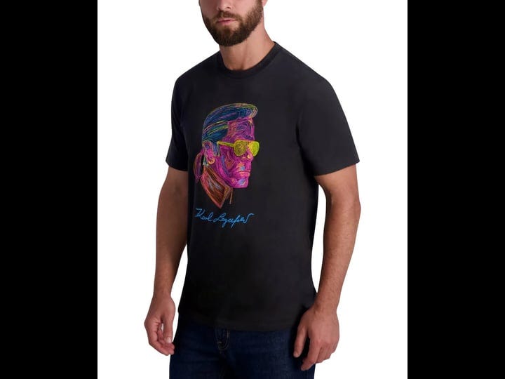 karl-lagerfeld-paris-mens-multicolor-face-graphic-t-shirt-black-size-s-1