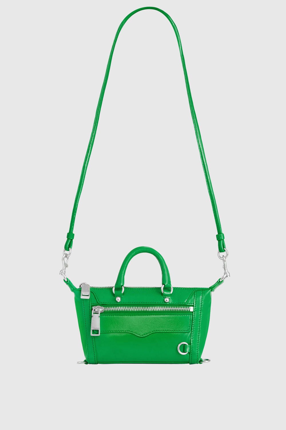 Acid Green Mini Crossbody Leather Bag by Rebecca Minkoff | Image