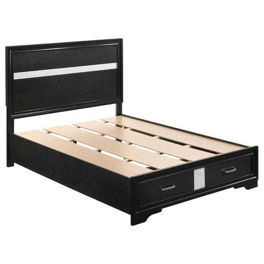 coaster-miranda-black-full-storage-bed-1