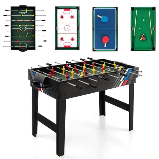 giantex-4-in-1-multi-game-table-49-inch-combination-game-tables-with-adult-size-foosball-table-1