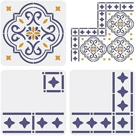 3-pcs-floor-tile-stencil-11-8x11-8inch-reusable-border-corners-stencils-moroccan-wall-stencils-for-p-1