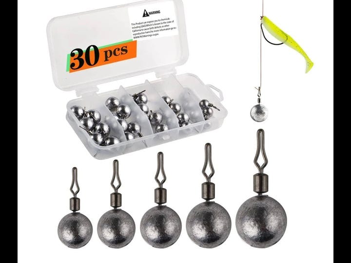 ilure-fishing-weights-drop-shot-sinker-rig-kit-30pcs-trokar-with-lead-for-bass-fshing-with-tackle-bo-1