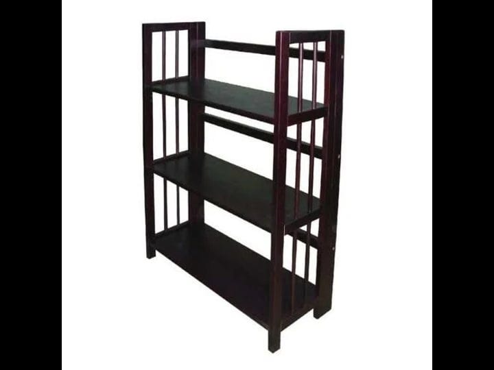 daphnes-dinnette-ltd-3-tier-folding-bookcase-espresso-1